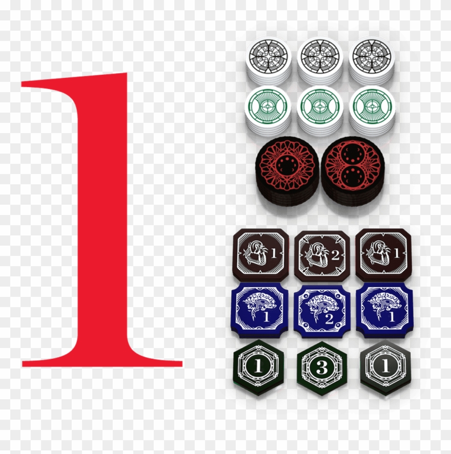 One Player Bundle - Arkham Horror Tokens Png Clipart