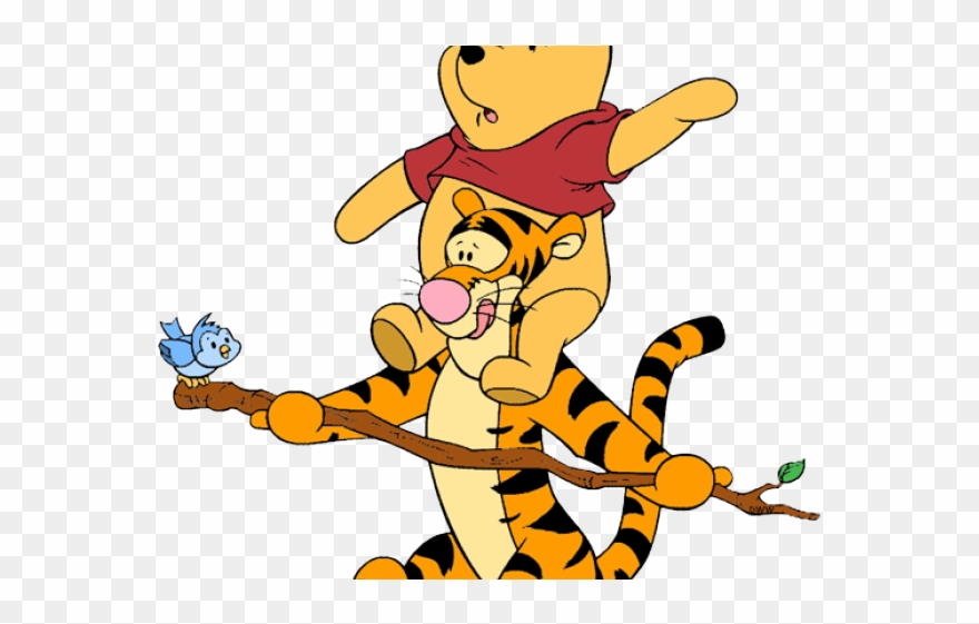 Winnie The Pooh Clipart Tigger And Pooh - Winnie The Pooh With Tigger - Png Download