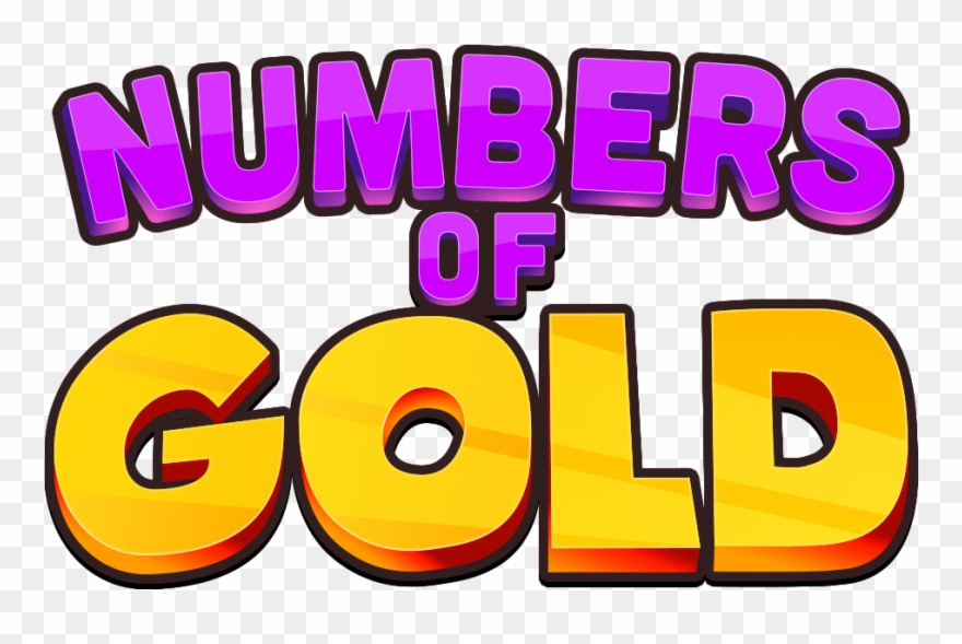 Numbers Of Gold Clipart