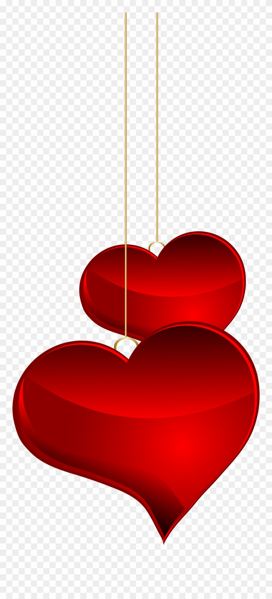 Hanging Hearts Png Clipart