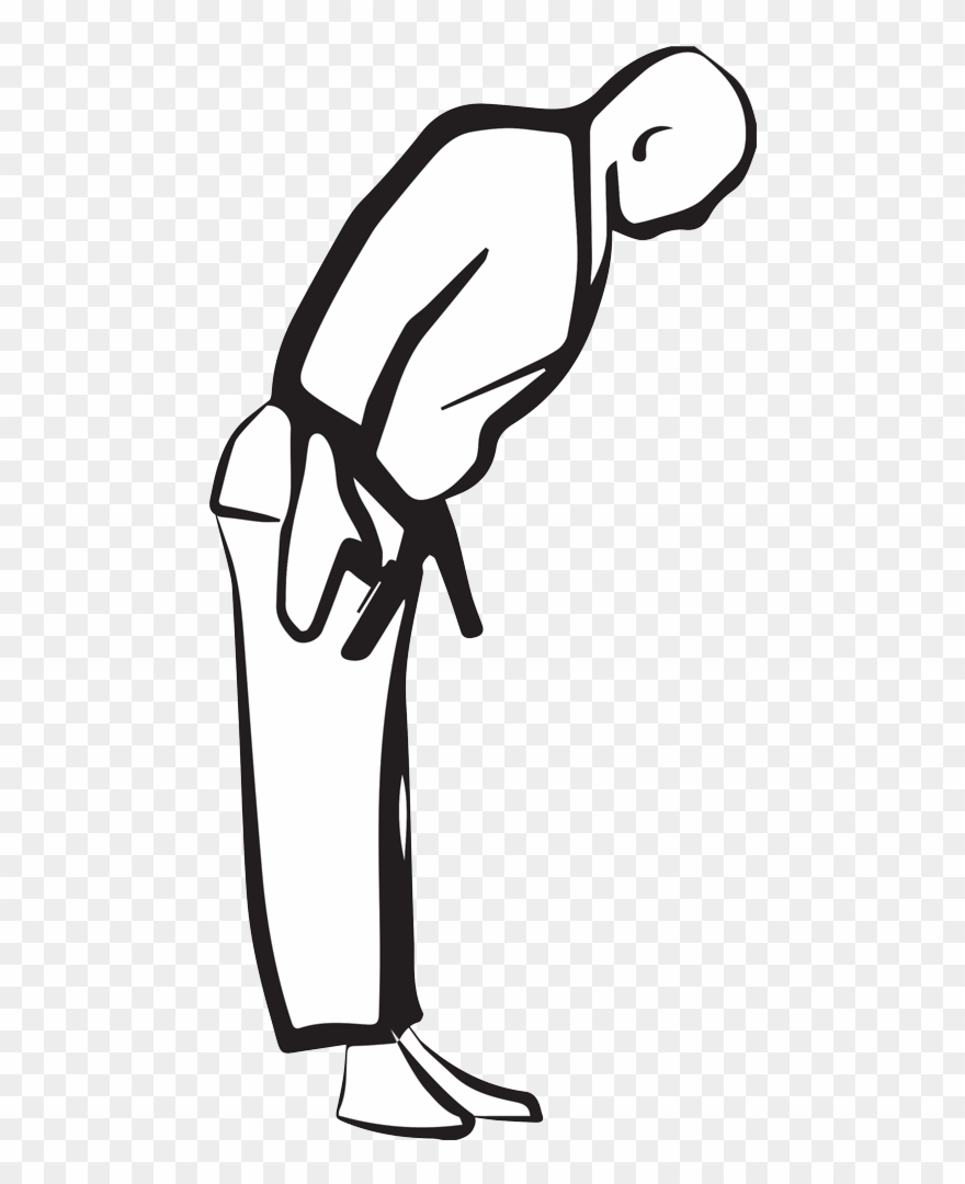 Official Karate Uk - Bow In Karate Clipart