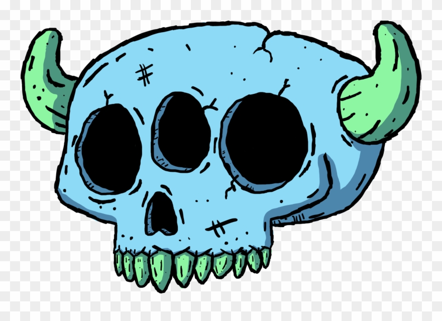 Austin's Stickies - Skull Clipart