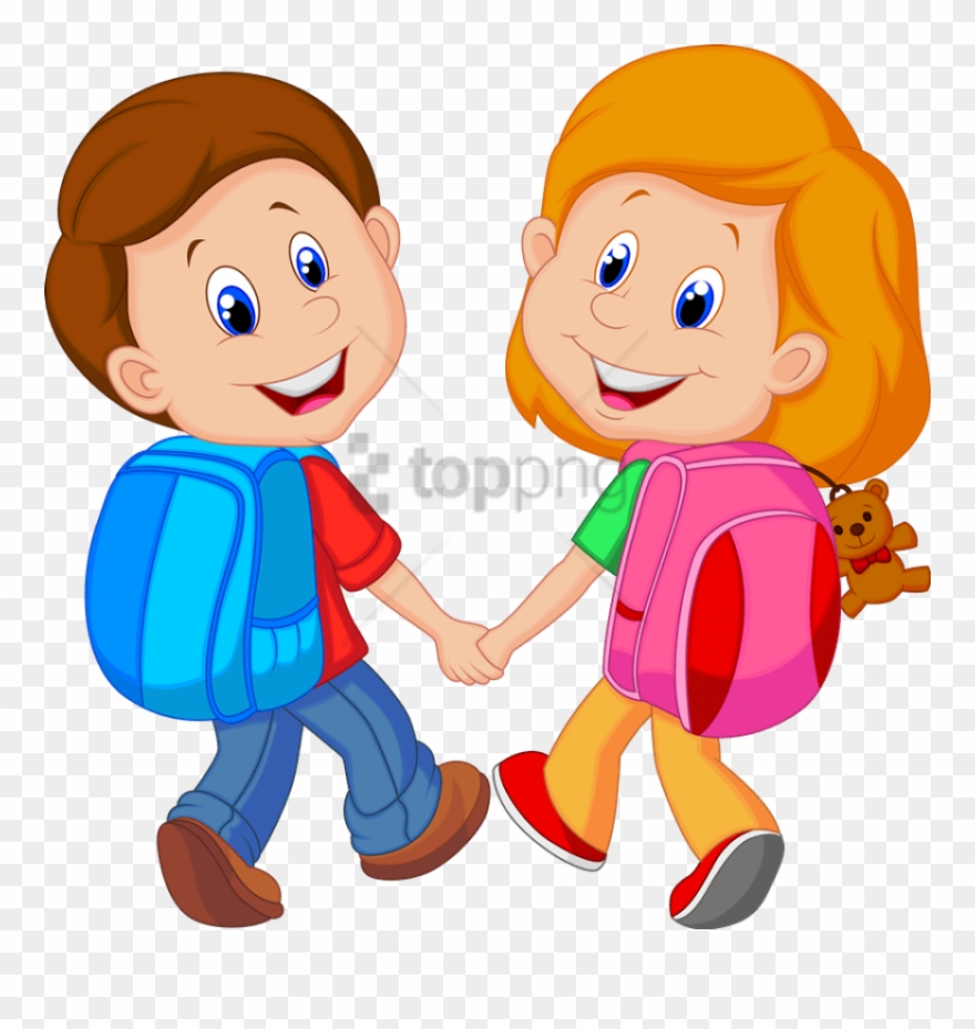 Free Png School Kids Clip Art Png Png Image With Transparent - School Kids Png