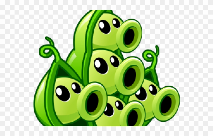 Plants Vs Zombies Clipart Transparent - Plants Vs Zombies Peas - Png Download