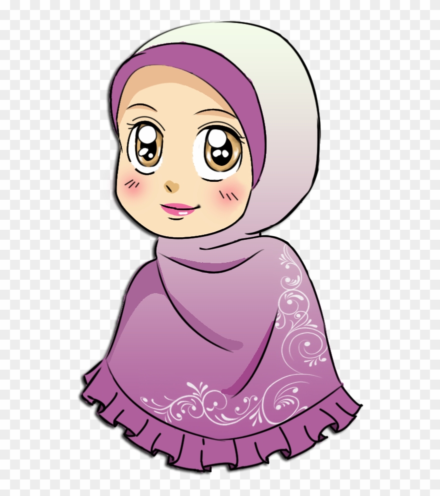 Muslim - Muslim Girl Face Clip Art - Png Download