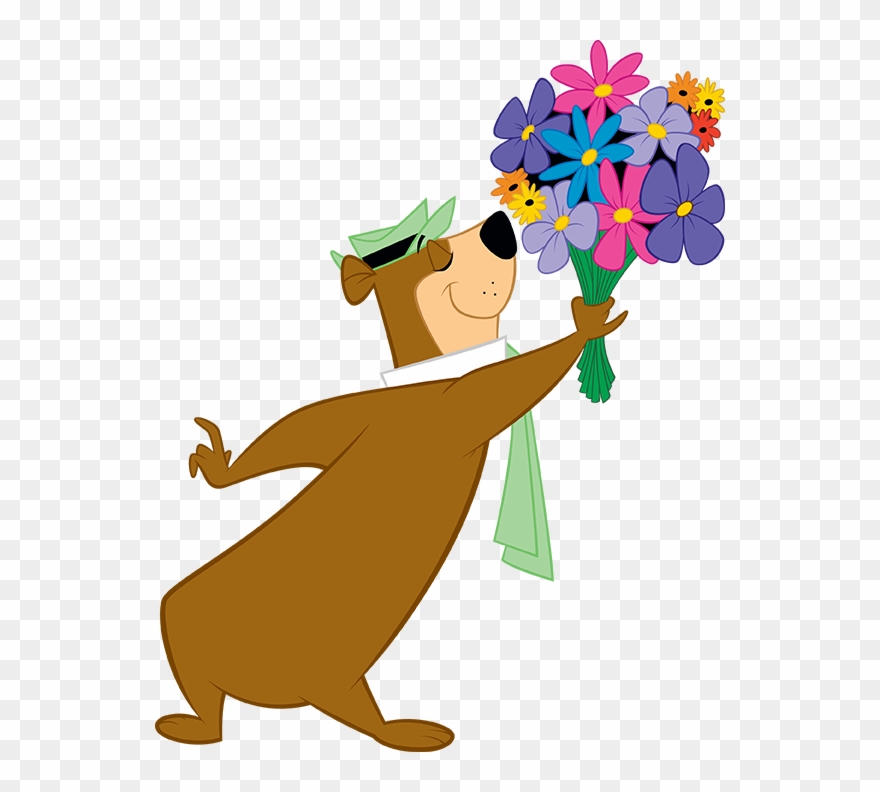 Celebrate Spring - Calendar - Yogi Bear And Cindy Bear Clipart