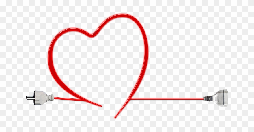Plug Socket Images - Heart Current Clipart