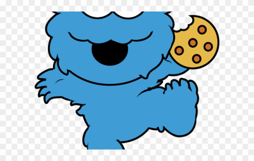 Cookie Monster Clipart Well Known - Baby Cookie Monster Clipart - Png Download