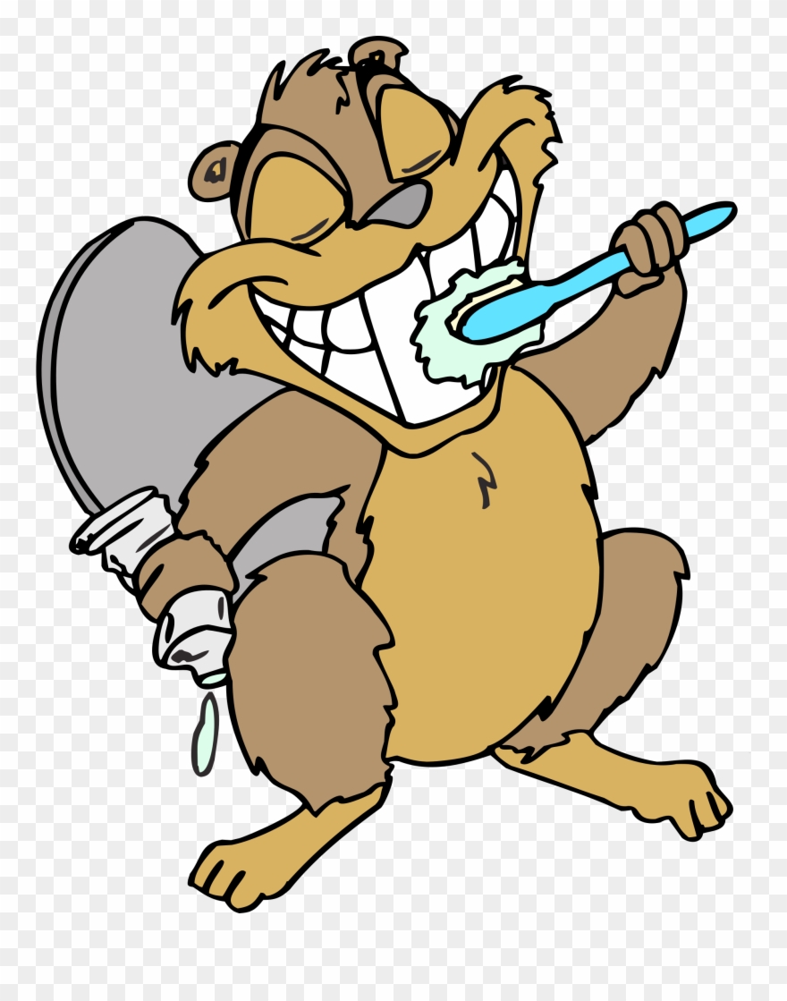 Big Image - Beaver Teeth Cartoon Clipart