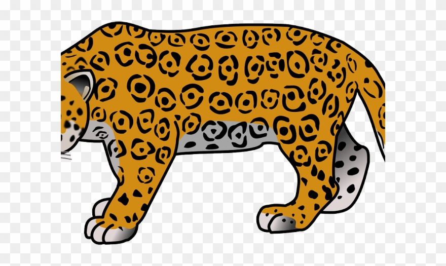Big Cat Clipart Adorable Cat - Jaguar Clipart Png Transparent Png
