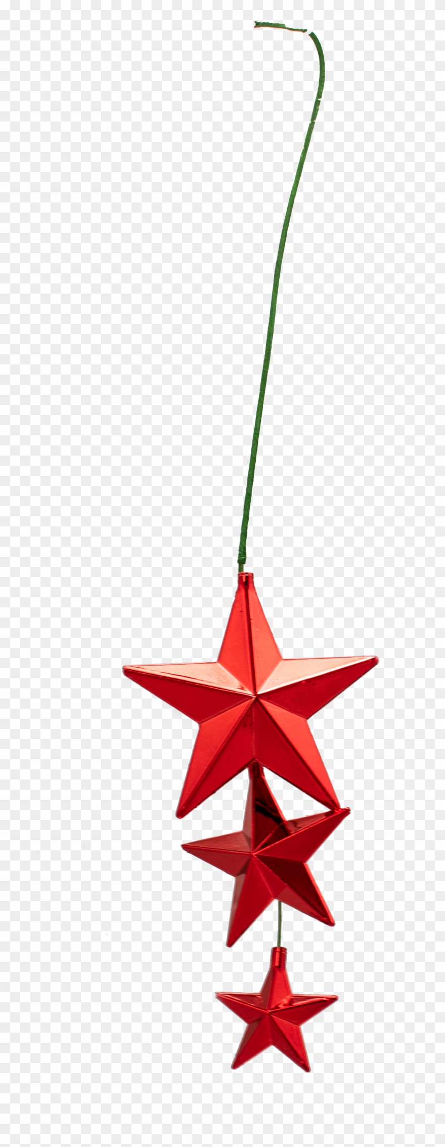 Red Star Piks Ornaments - Triangle Clipart