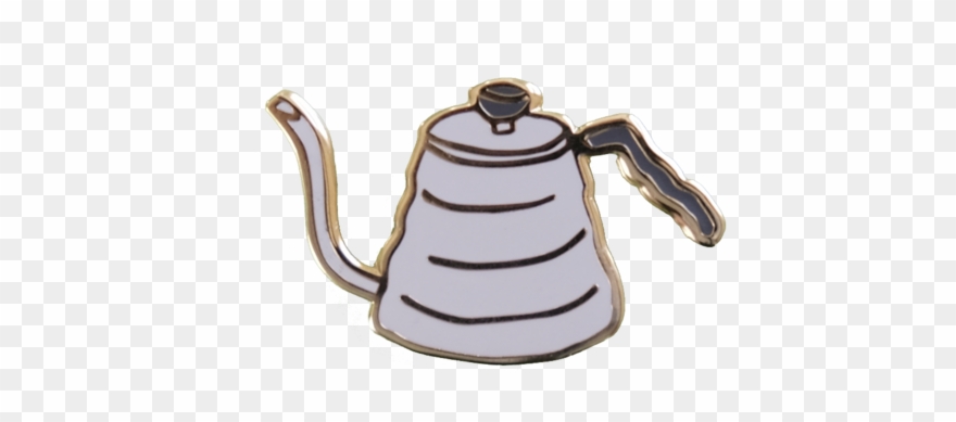 'pour Over Kettle' Pin - Teapot Clipart