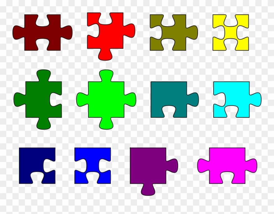 Jigsaw Puzzles Clip Art - Peças De Quebra Cabeça - Png Download