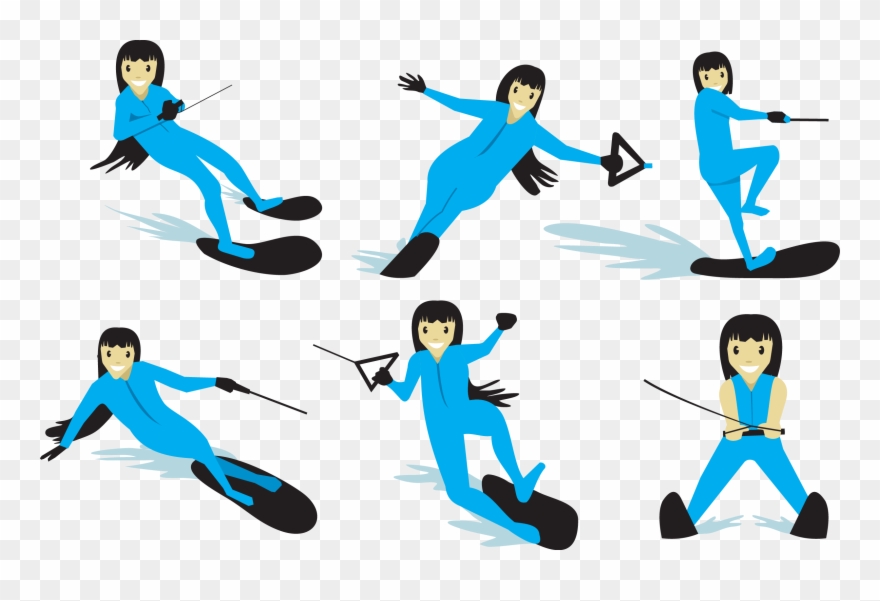 Skiing Clipart Skating - Png Download