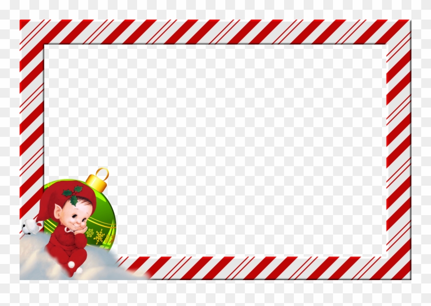 Christmas Frame Transparentbackground Openindraw - Elf On The Shelf Printable Envelope Clipart