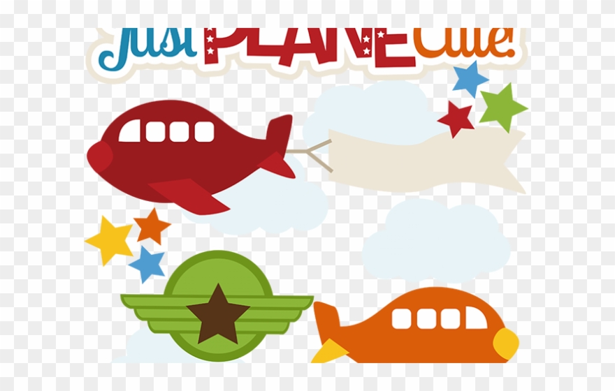 Cute Clipart Airplane - Scalable Vector Graphics - Png Download