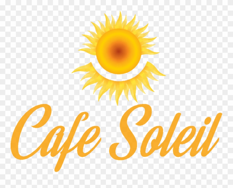 Logo Cafe Soleil - Sunflower Clipart
