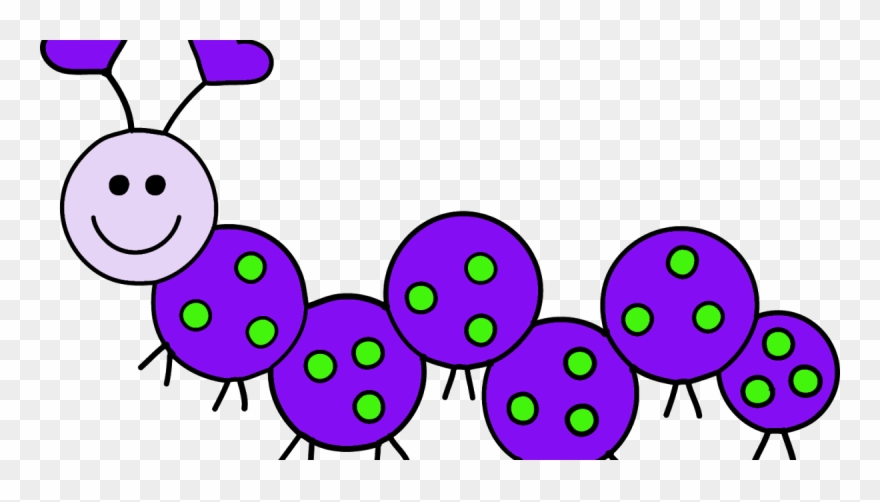 Caterpillar Clipart Pink - Number Caterpillar Clipart Png Transparent Png