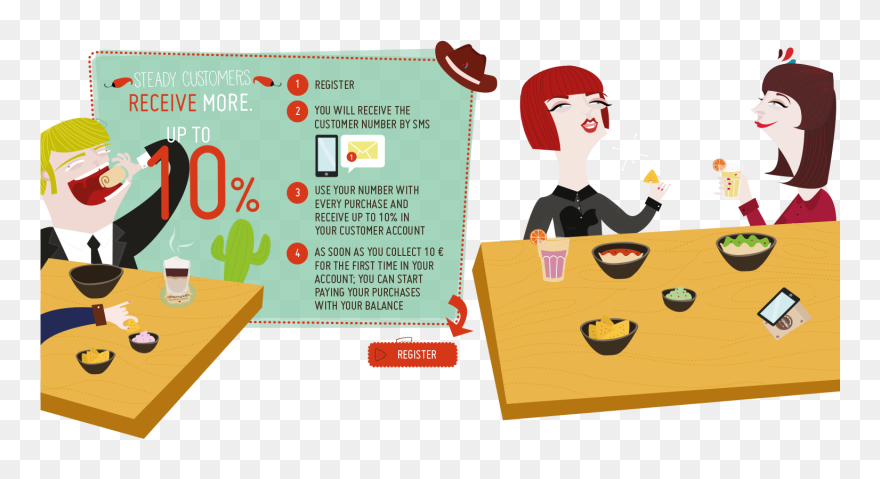 We Have Now New Tellerrito - Illustration Clipart