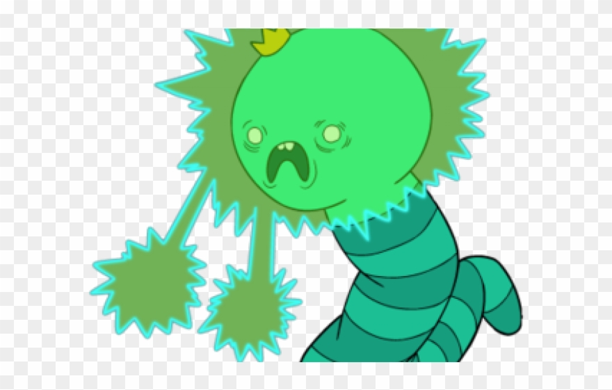 Long Clipart Short Worm - Adventure Time Worm King - Png Download