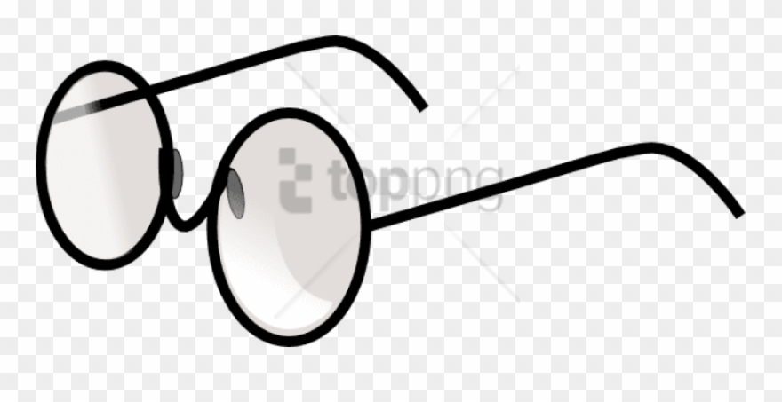 Free Png Download Glasses Frames Clipart Png Images - Cartoon Black And White Glasses Transparent Png