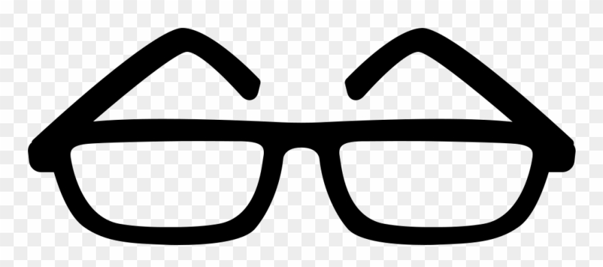 Eyeglasses Of Thin Shape Comments - Eye Glasses Icon Png Clipart