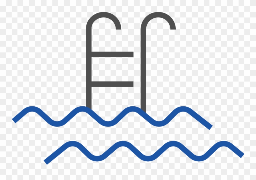 Swimming Pool Icon Casa Villa Clipart