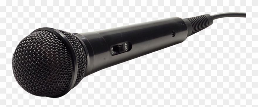 Karaoke Microphone - Mic On The Ground Clipart