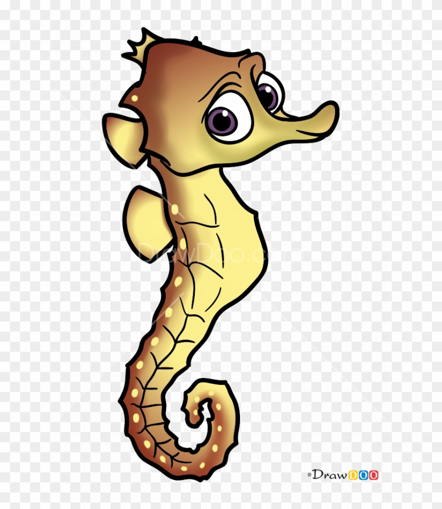 665 X 933 1 - Seahorse Drawing Nemo Clipart