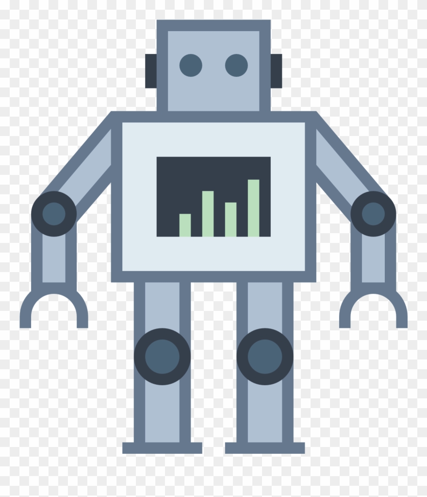 Robot 2 Icon - Robot Blocky Clipart