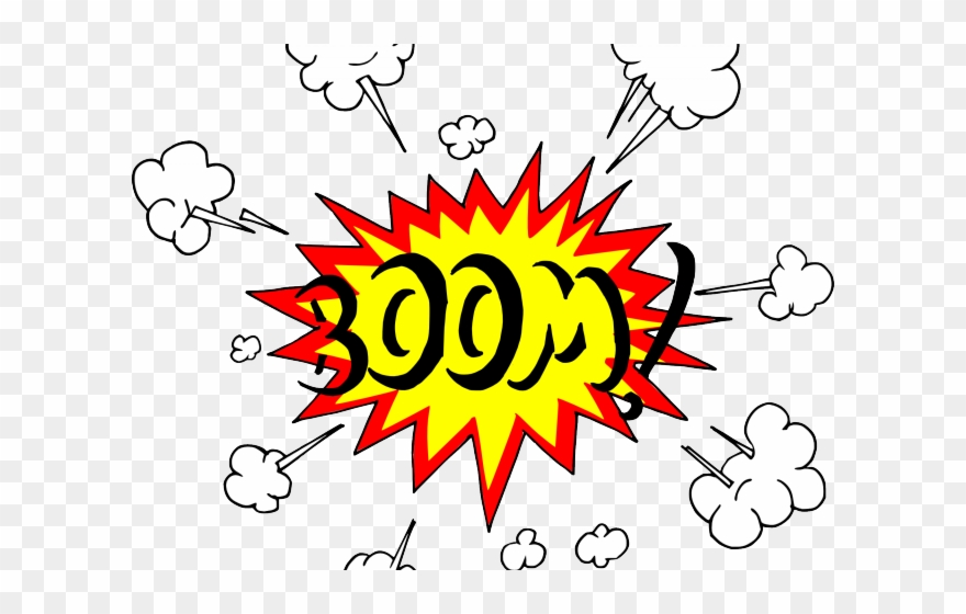 Drawn Explosion Boom - Boom Contact Explosion Transparent Clipart