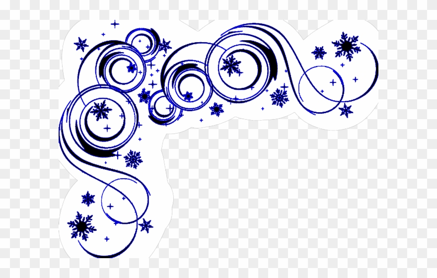 Black Swirl Border Clipart