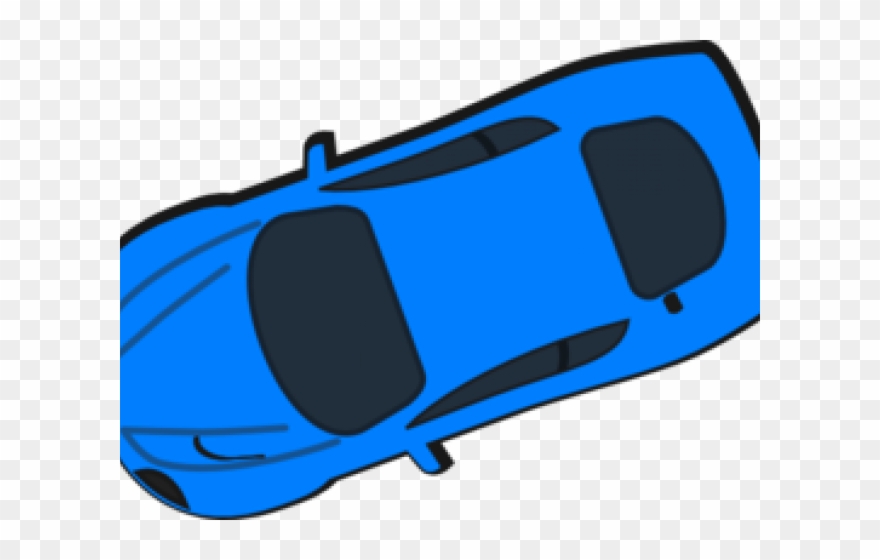 Blue Car Clipart Eye Clipart - Cartoon Car Png Birds Eye Transparent Png