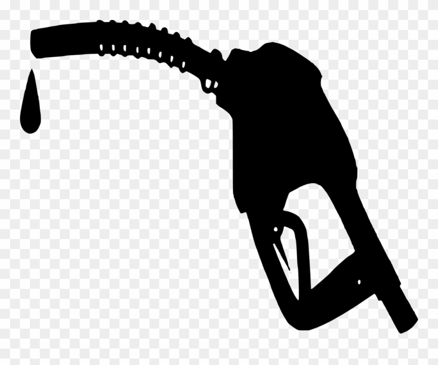 Download Png - Silhouette Of Petrol Station Clipart