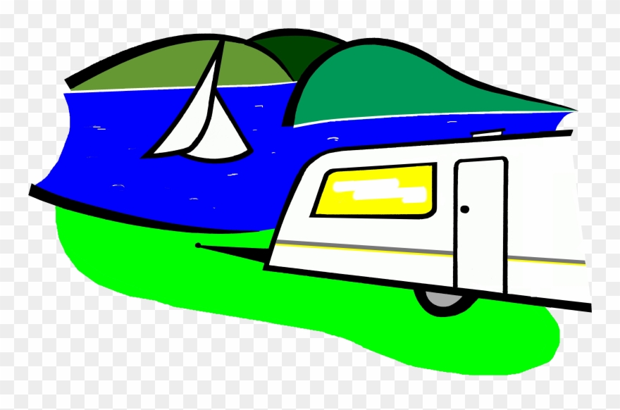 Camping Seeblick Clipart