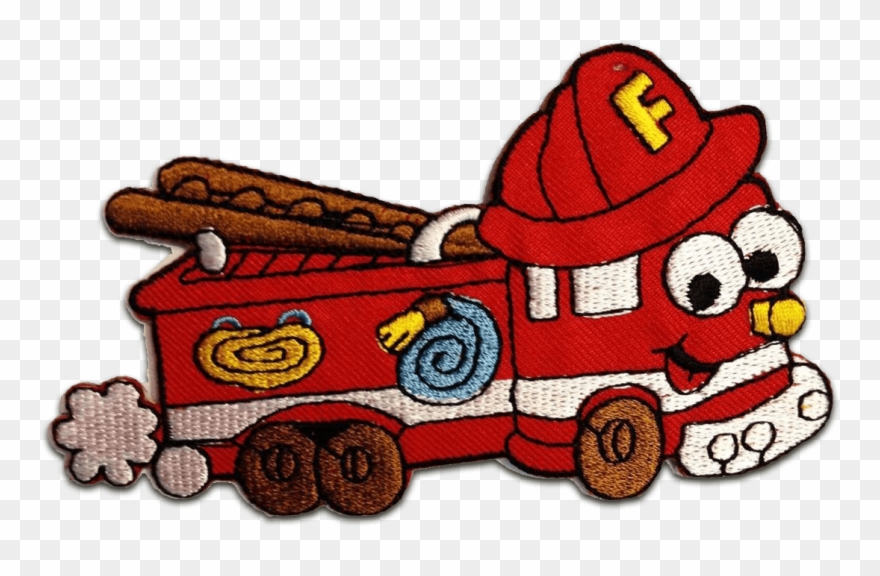 Aufnäher / Bügelbild - Fire Engine Truck Clipart