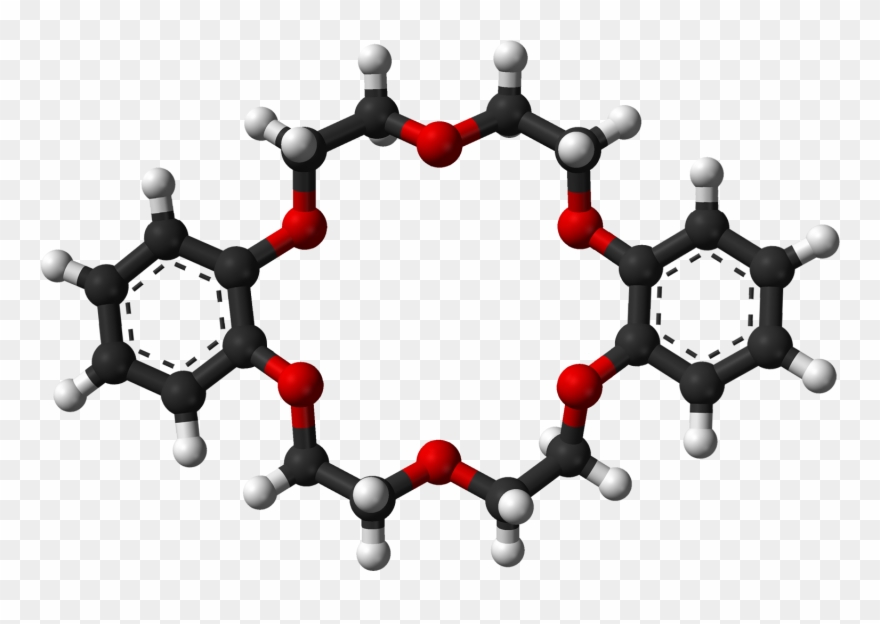 Dibenzo 18 Crown 6 3d Balls - Dibenzo 18 Crown 6 Clipart