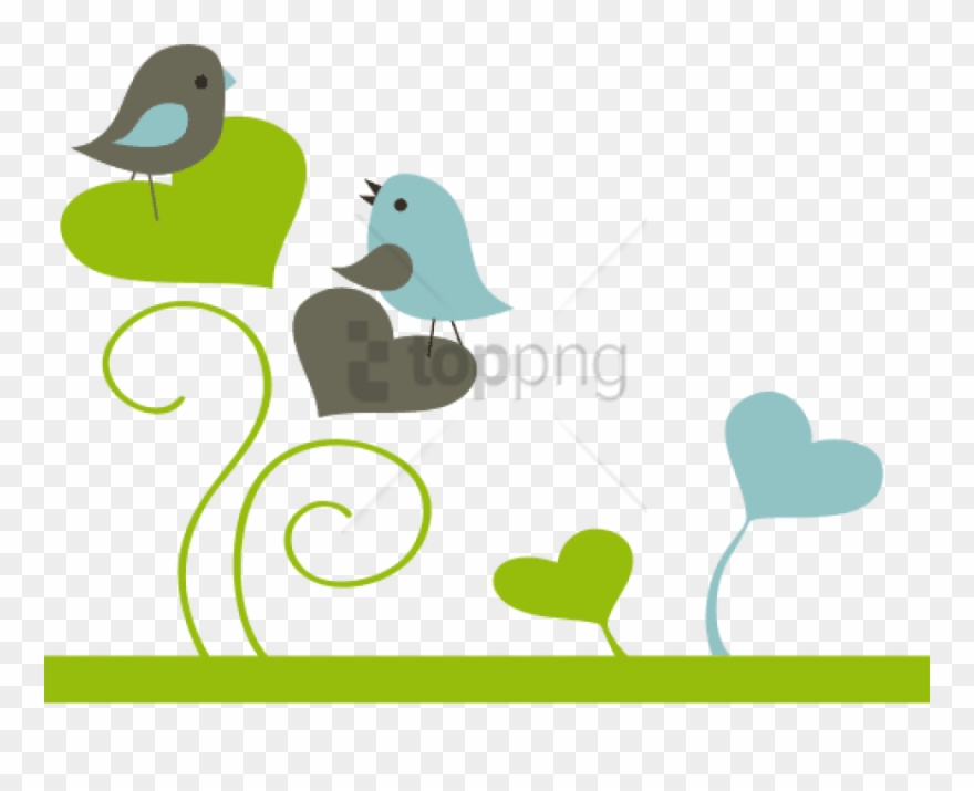 Free Png Love Birds Illustration Png Image With Transparent Clipart