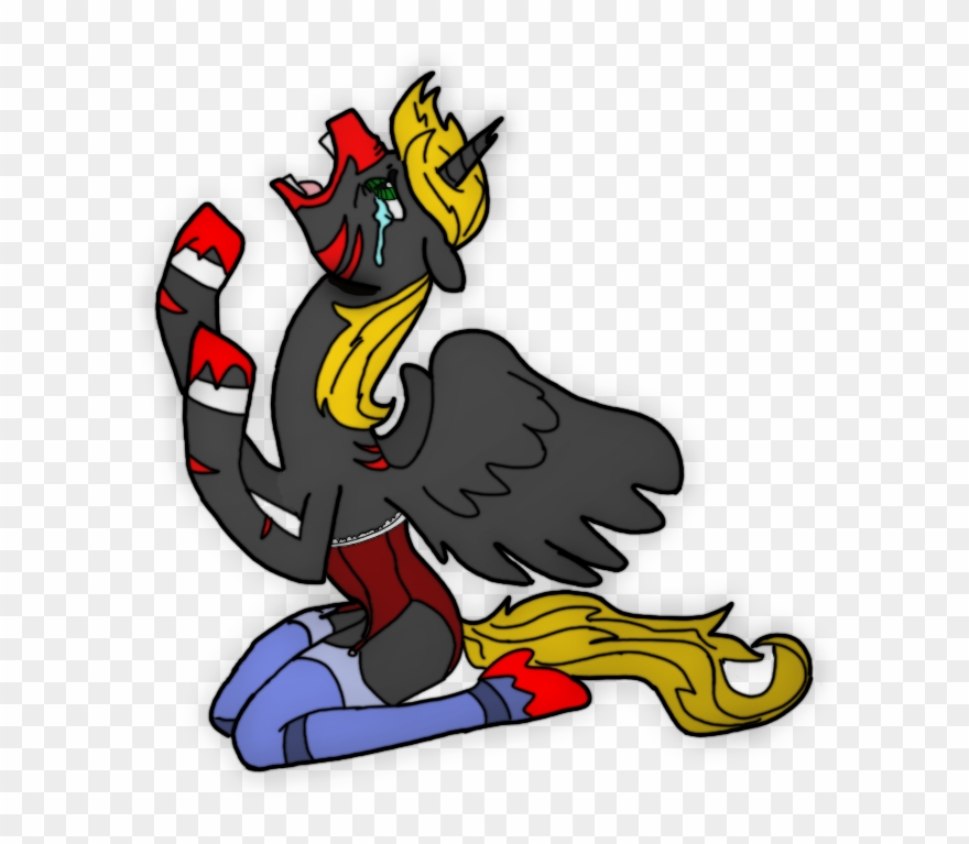 Alicorn, Alicorn Oc, High Heels, Kneeling, Oc, Oc - Cartoon Clipart