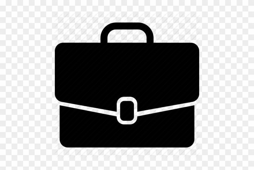 Portföy Çanta - Briefcase Transparent Black And White Clipart