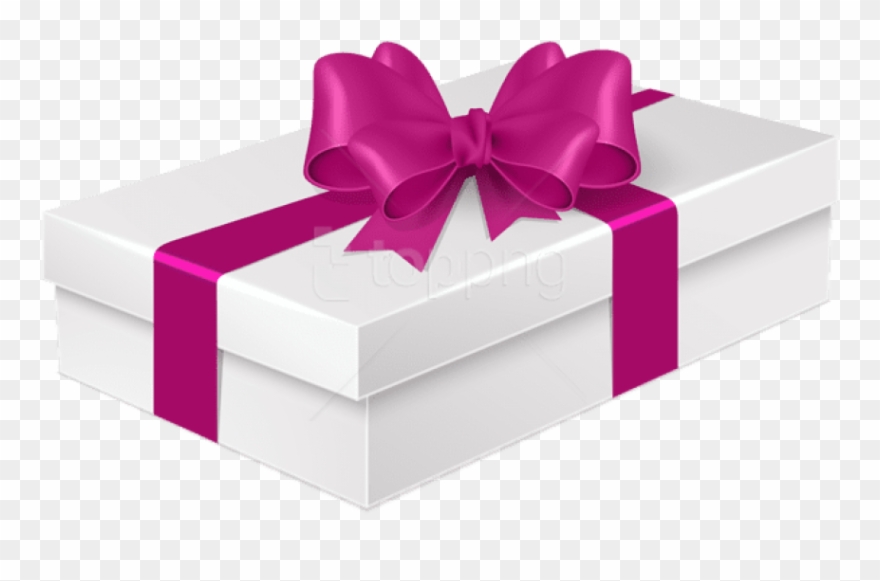 Free Png Download Gift With Pink Bow Png Clipart Png - Blue Color Gift Png Transparent Png