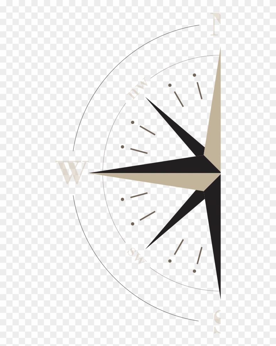 Compass Rose Png - Compass Logo No Background Clipart