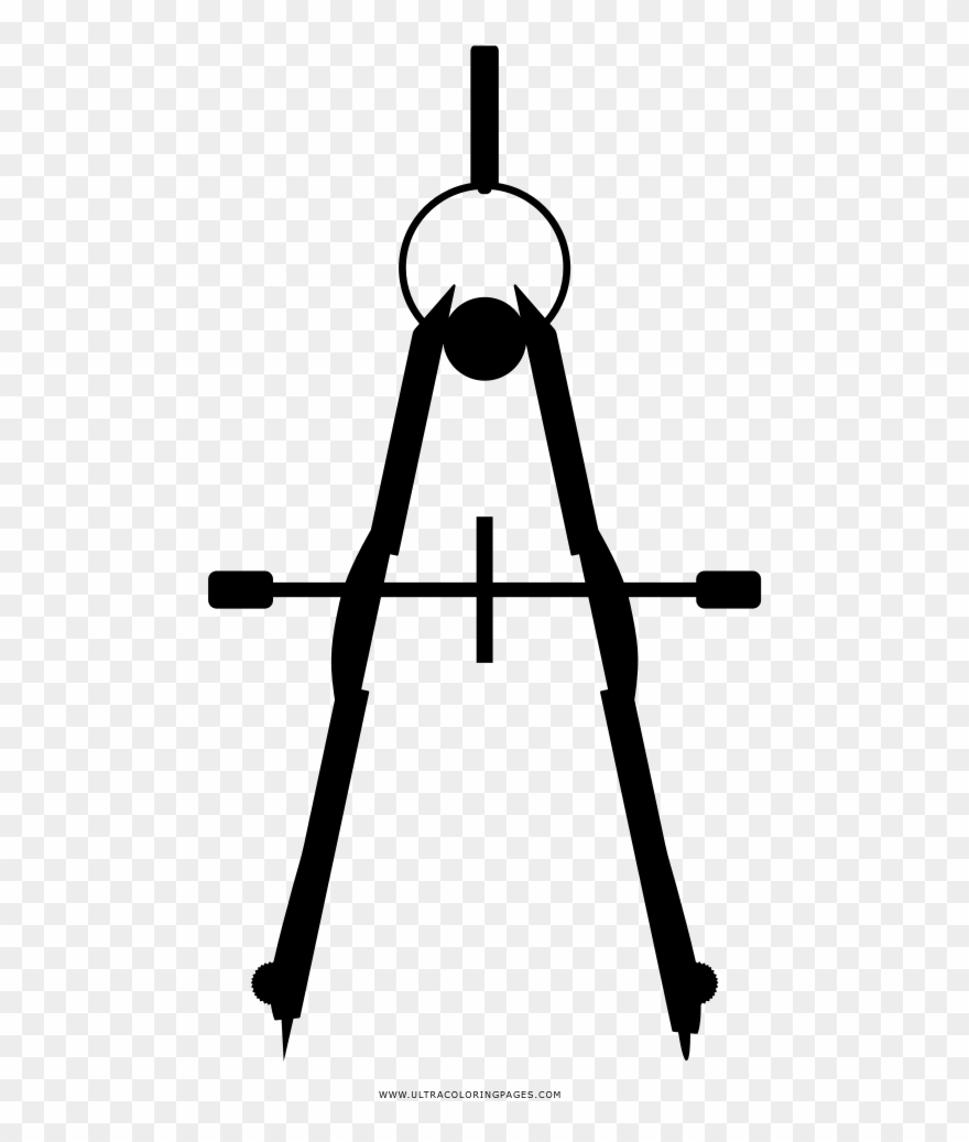 Kompass Ausmalbilder - Cartoon Clipart