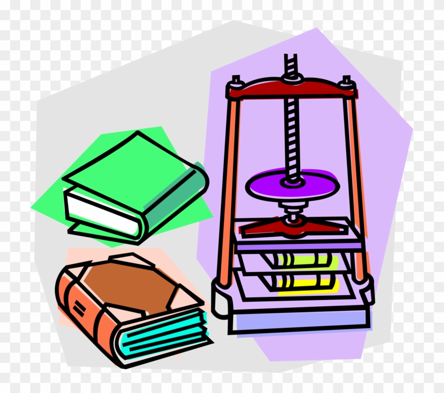 Black And White Library Book Binding - Binding Books Clip Art - Png Download