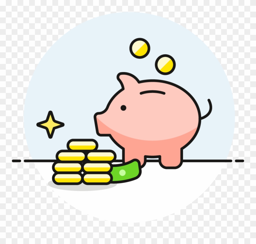 Banker Clipart Bag Money - Cartoon - Png Download