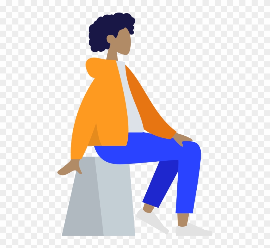 Teamwork Simplified - Sitting Clipart