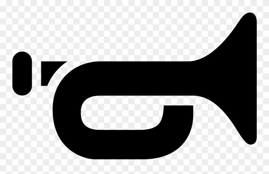 Bugle Filled Icon Clipart
