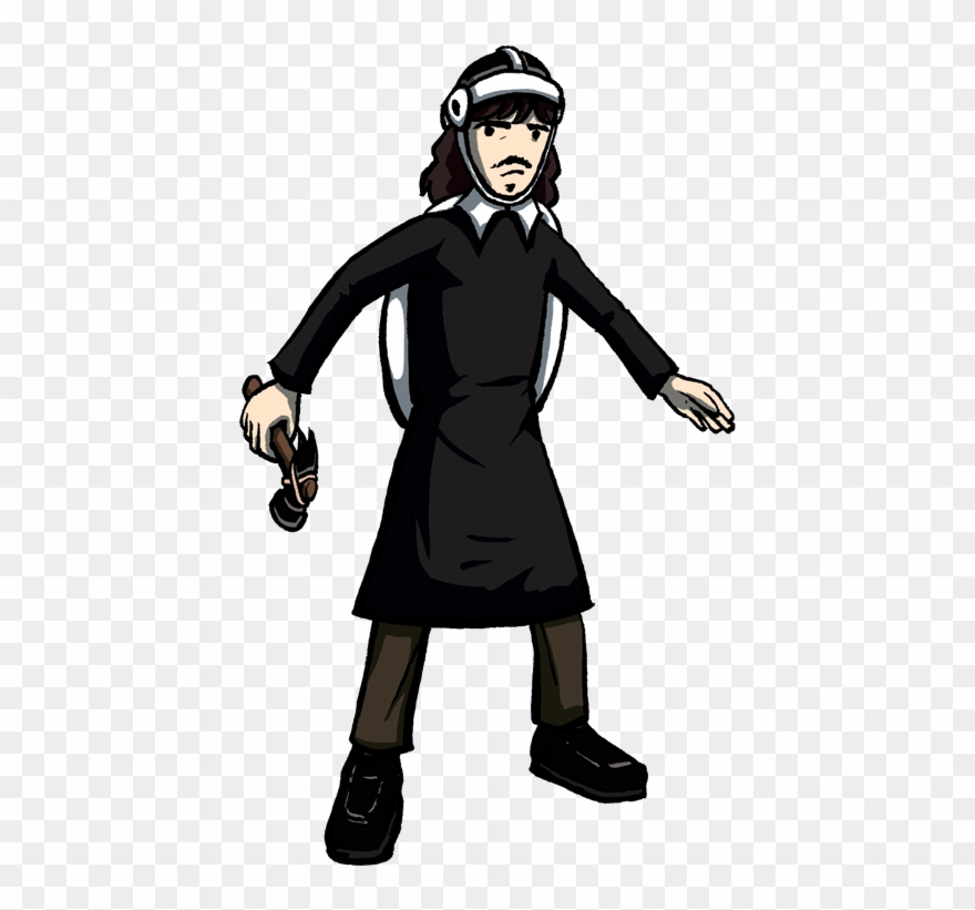 Hammer Bros Descartes - Rene Descartes Cartoon Png Clipart