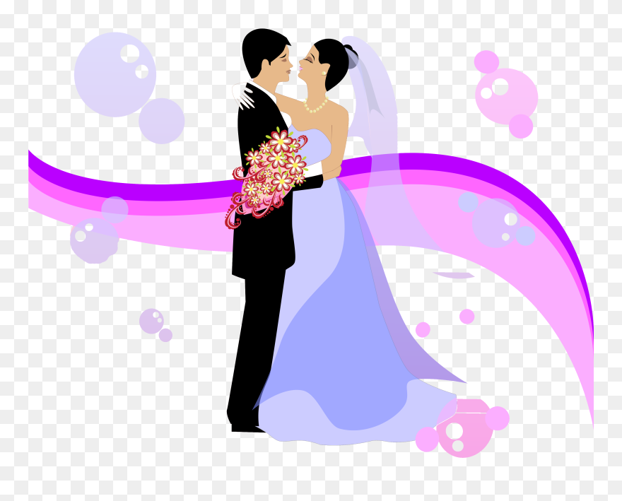 Invitation Bridegroom Clip Art Designs - Wedding Invitation Clip Art Designs - Png Download