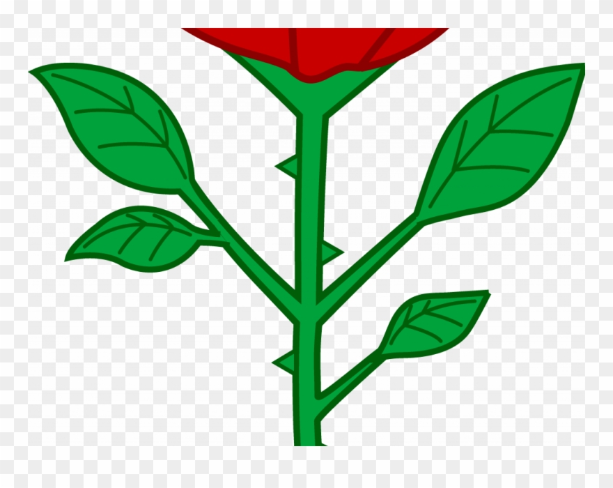 Download Rose Clip Art - Cartoon Rose Clipart Png Transparent Png